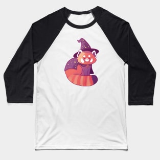 Cute red panda wizard Baseball T-Shirt